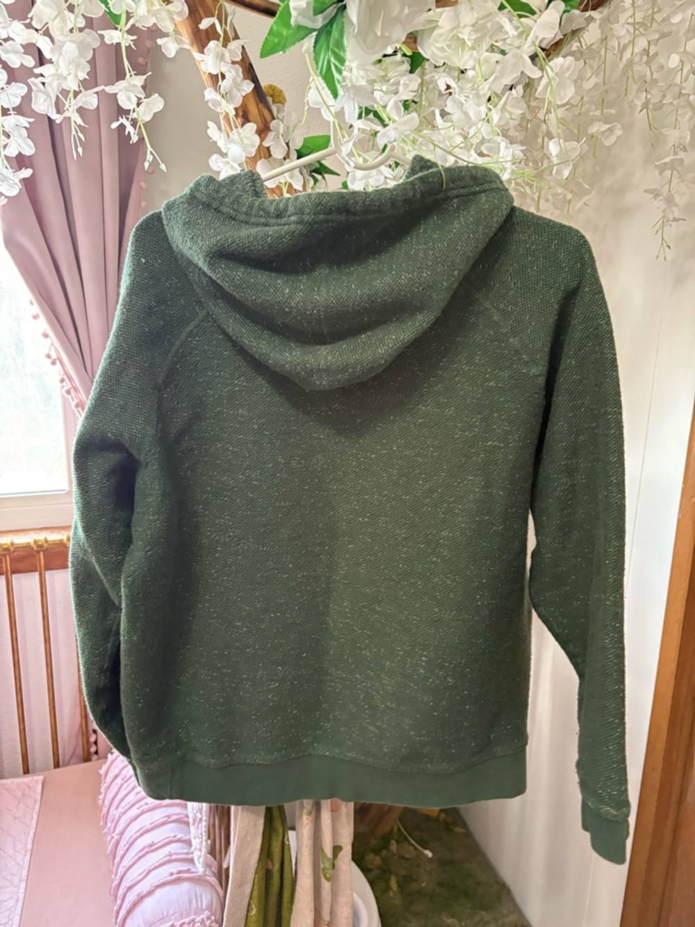 Mollusk Dark Green Hooded Sweatshirt - Cozy Pullover Hoodie - Picture 5 of 9